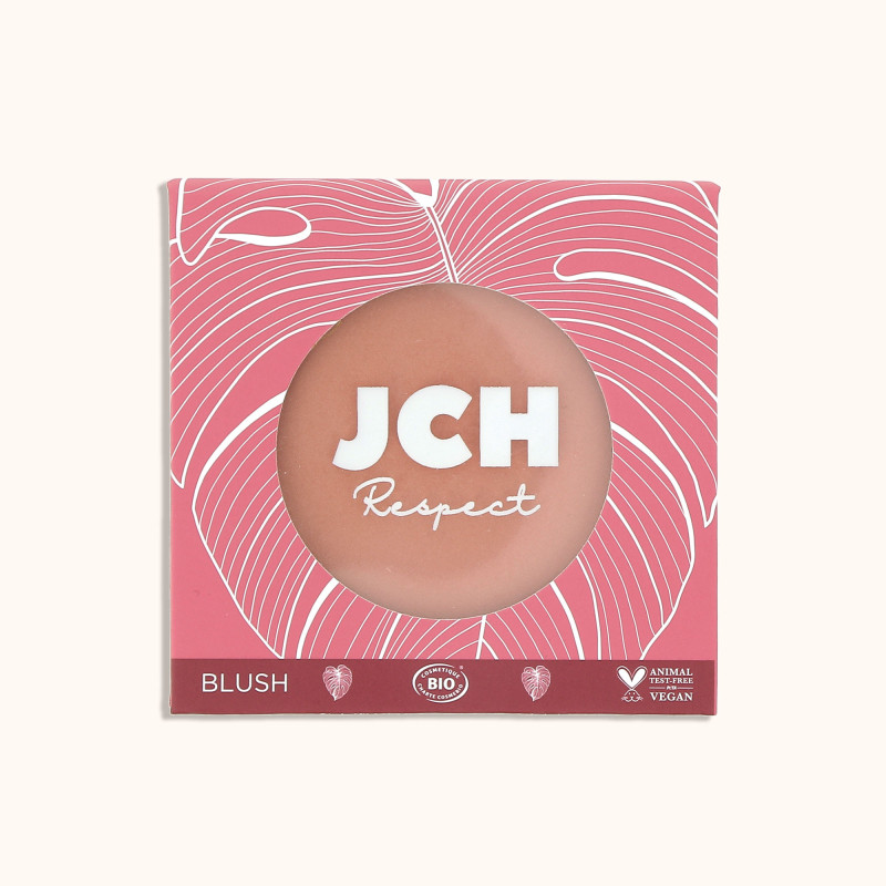 Le blush teinte corail de chez JCH Respect.