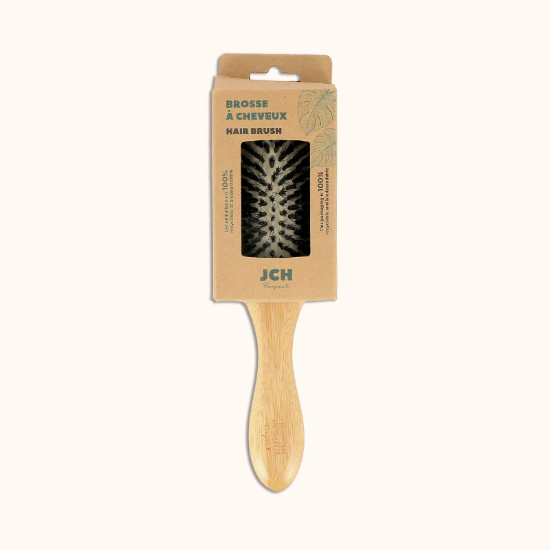 La brosse poils mix de chez JCH Respect dans son packaging.