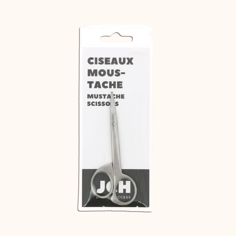 Le ciseau poils pour moustache brossée BA dans son packaging BA