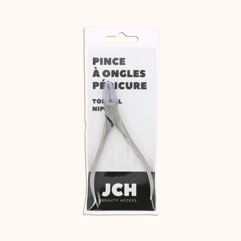 La pince à ongles pédicure ressort intégré finition brossée BA dans son packaging BA