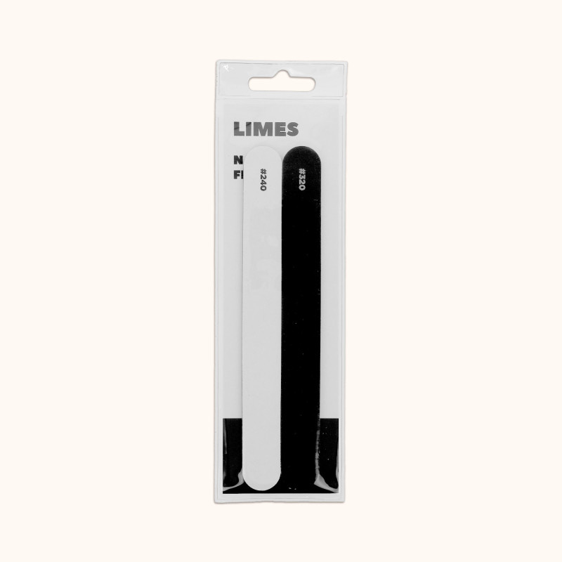 Lot de 2 limes emeri professionnelles blanche et noire BA dans leur packaging BA